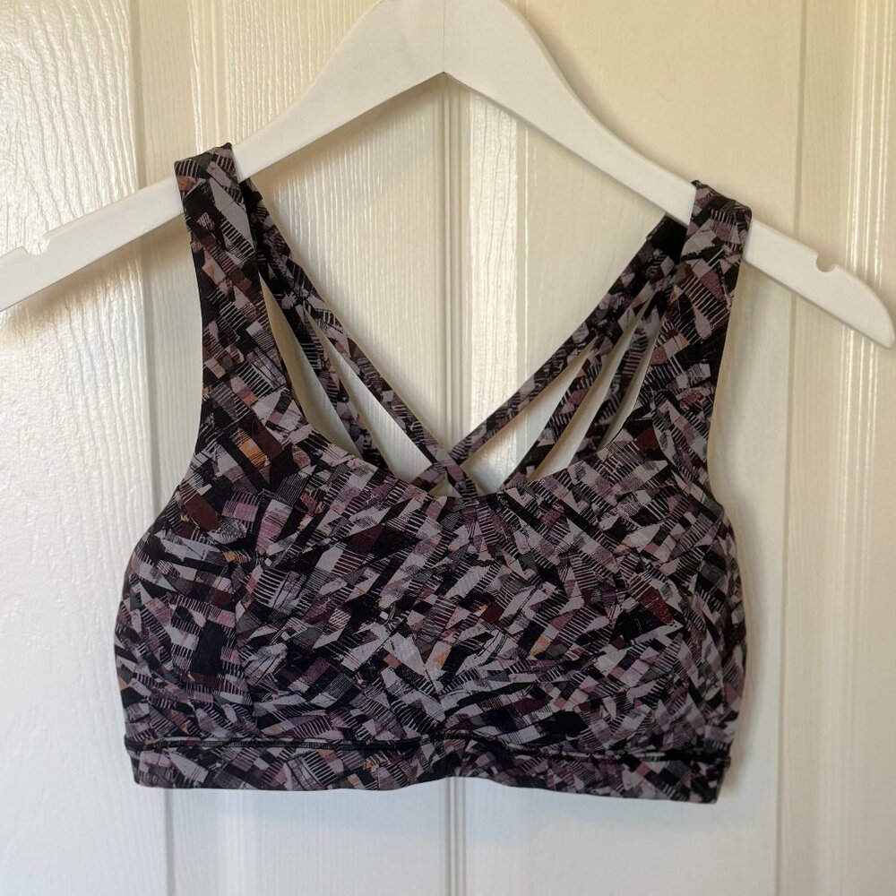 Geometric Lululemon Sports Bra